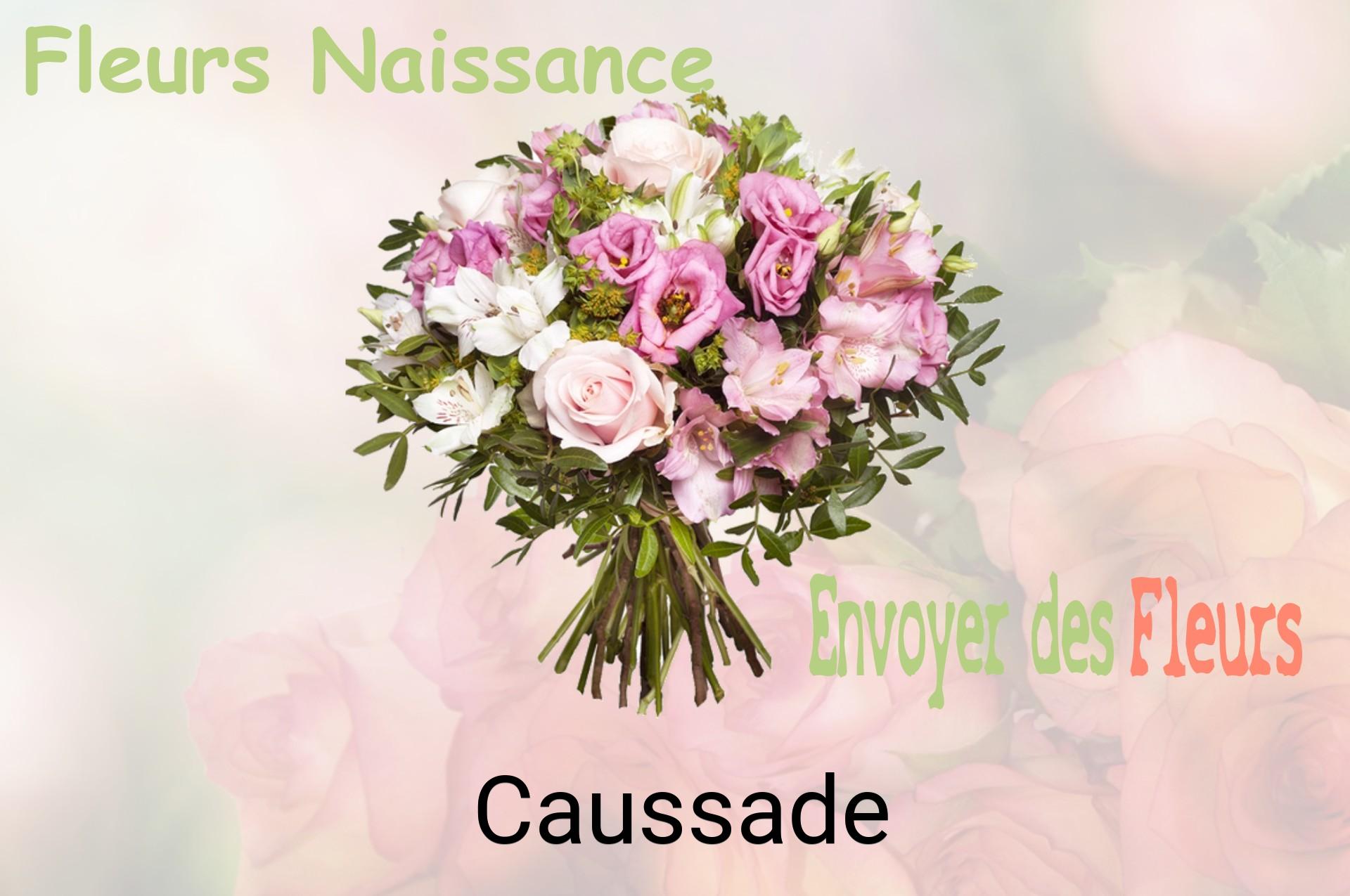 Bouquet de fleurs de naissance livré à Caussade